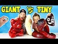 GIANT GUMMY vs TINY GUMMY!!!