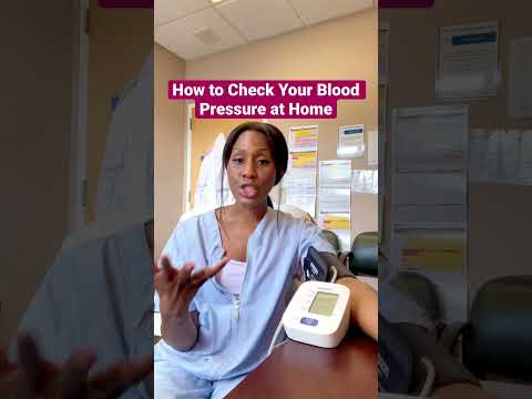 How to Check Your BLOOD PRESSURE At Home! 🩸 #shorts