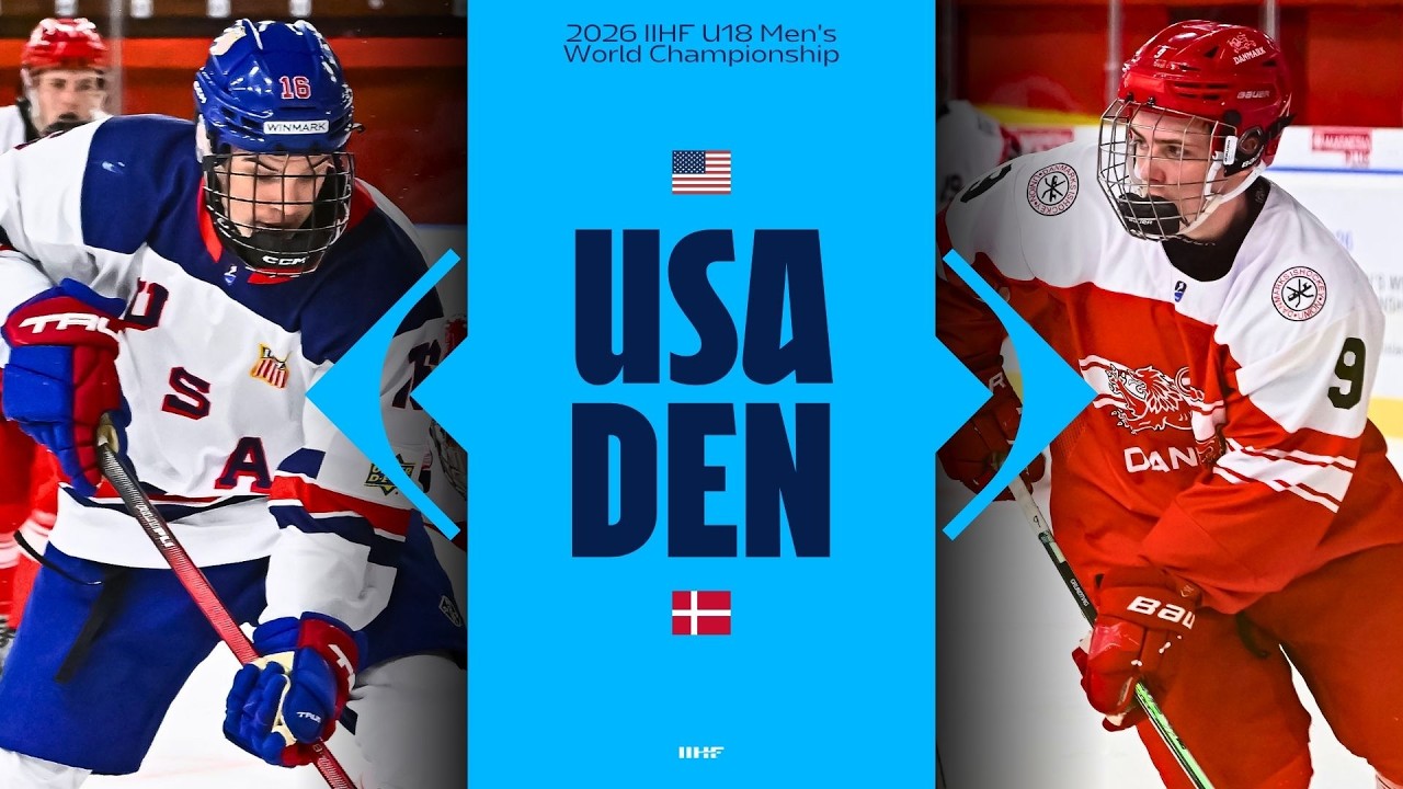 Highlights: USA vs Denmark | 2026 U18 #WorldJuniors #IIHF