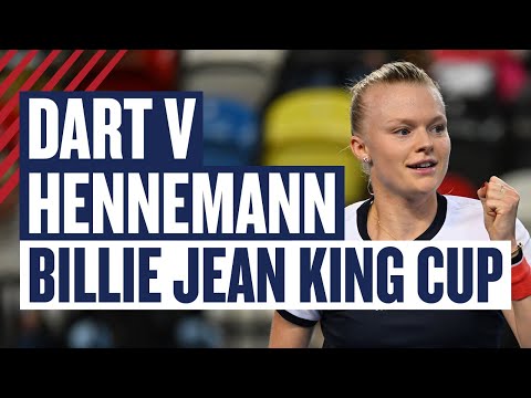 Highlights - Dart v Hennemann - GB v Sweden - Billie Jean King Cup 2023 | LTA