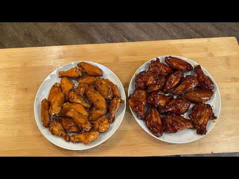 CHICKEN WINGS!!! SMOKED BBQ & FRIED BUFFALO!!!