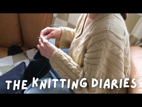 the knitting diaries: a slow but productive weekend (new projects & soft routines)