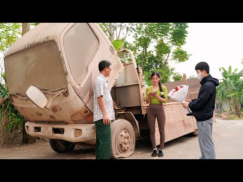 Time-lapse video: Genius girl restores dilapidated old Hyundai truck and makes it look brand new🛠🛠🛠