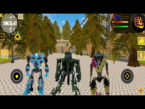 Süper Kahraman Robot Köpekbalığı - Robot Shark 2 Three Robot Skins by Naxeex #20 - Android Gameplay