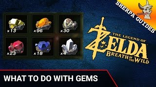 What to do with Gems in Zelda Breath of the Wild | Accessory Shop