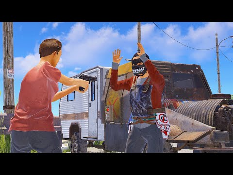 I stole his camper...