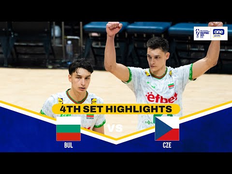 CZECHIA vs. BULGARIA | SET 4 HIGHLIGHTS | 2025 FIVB MEN'S VOLLEYBALL CHAMPIONSHIP SF | SEPT. 27