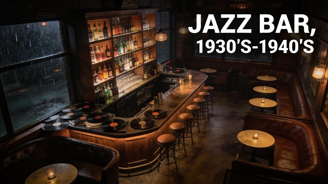 【Hi-Res Audio】🌃 Golden Age Jazz Club | Timeless Tunes for 1930s-40s Speakeasy Nights