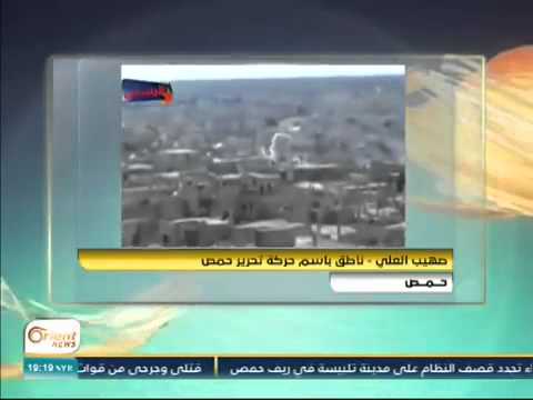 مداخلة تلفزيونية مع صهيب العلي حول تفجير حاجز للنظام في تلبيسة في حمص