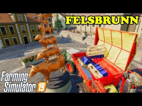 Farming Simulator 19 | Timelapse | Felsbrunn | Episode 42 | ALTERNATIVE PALLET TRANSPORT