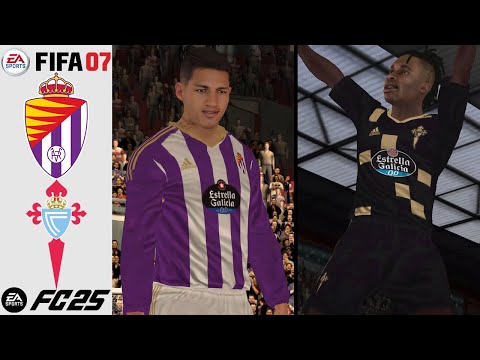 REAL VALLADOLID VS RC CELTA DE VIGO - FIFA 07 - 24/25 REMAKE