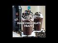 Homemade Dark Chocolate Frappe
