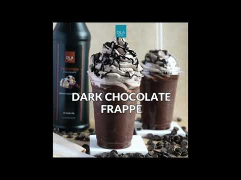 Homemade Dark Chocolate Frappe