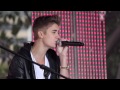 Justin Bieber Acoustic - All around the world, be ...