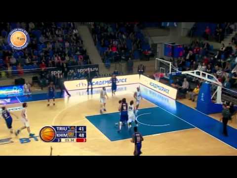 Valiev, Vikhrov, Spiridonov, Lazarev - Triumph vs BC Khimki 59-81 (VTB G18, 23.03.2014)