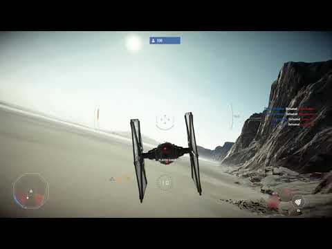 Star wars battle front 2 Galactic assault Crait First Order gameplay