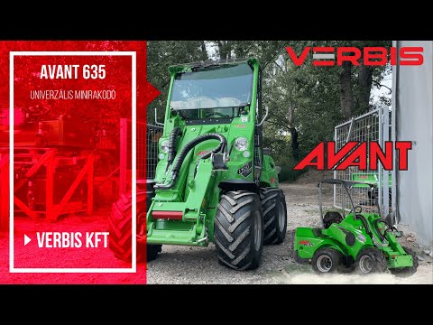 Verbis Shorts - Avant 635 univerzális minirakodó 1