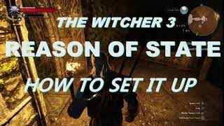 The Witcher 3 , How To Set Up The Reason of State Quest , Guide