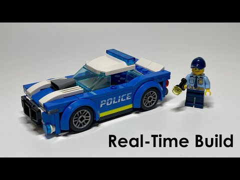 LEGO City 60312 Police Car Real-Time Build