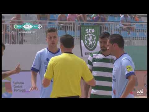 Sporting CP vs MFC Spartak Varna 8:0 Beach Soccer Euro Winners Cup Nazare 2019