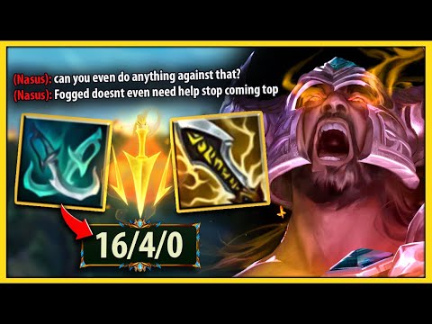 THEIR TOP LANER COULD NOT DO ANYTHING AGAINST MY TRYNDAMERE (WINNING STRATEGY) - League of Legends