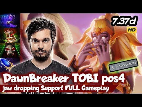 Dawnbreaker TOBI Soft Support pos4 Gameplay 7.37d - Full Gameplay