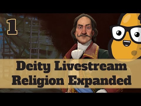 LIVESTREAM - Civ 6 Deity Russia - Religion Expanded