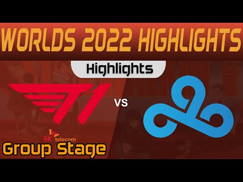 T1 vs C9 Highlights Group Stage Worlds 2022 T1 vs Cloud9 by Onivia