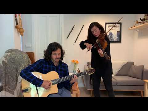 tcha Limberger off stage,   Tcha's Lament   Liana Gourdjia (viola), Tcha Limberger (guitar)