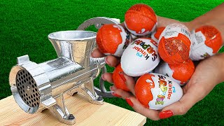 🟢 Meat Grinder VS Kinder Surprise SECRETS!