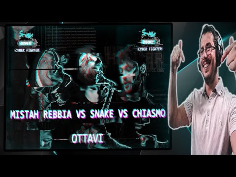 SMIC DOWN - Snake vs Chiasmo vs T-Rabbia - CYBER FIGHTER 2022 Reaction