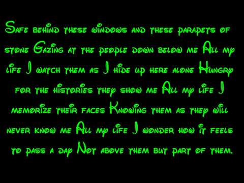 Out There - The Hunchback Of Notre Dame Lyrics HD