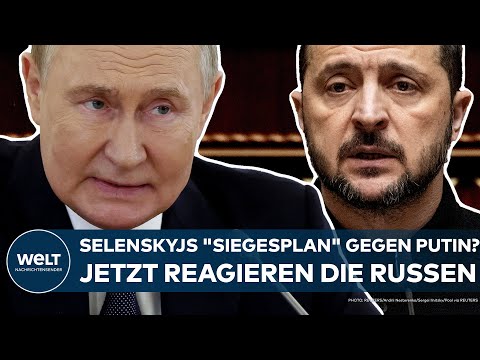 UKRAINE-KRIEG: Fünf Punkte! Selenskyjs "Siegesplan" gegen Putin? Jetzt reagieren die Russen