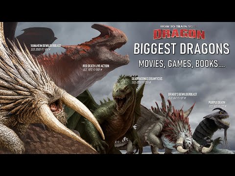 The Biggest Ever Dragon Specimens Of HTTYD World