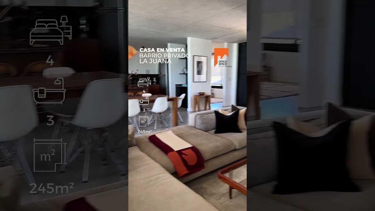 Casa 4 Dormitorios, Piscina - Video