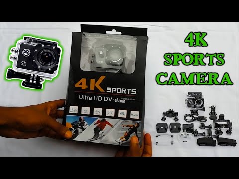 4K Sports Ultra HD DV Camera With Wifi I Unboxing and Footage Review