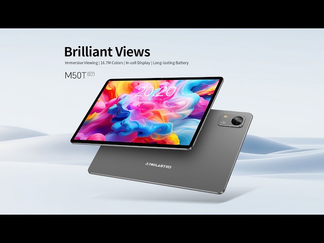 Vídeo relacionado con TECLAST M50T Tablet 10" Android 16,Tablet con Lapiz y Funda,WiFi 6, BT 5.4