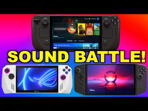 Steam Deck OLED vs Rog Ally vs Lenovo Legion Go - Speakers Comparison in Helldivers 2!