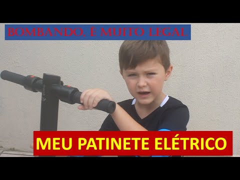 PATINETE ELÉTRICO MUITO LEGAL, BOMBANDO.
