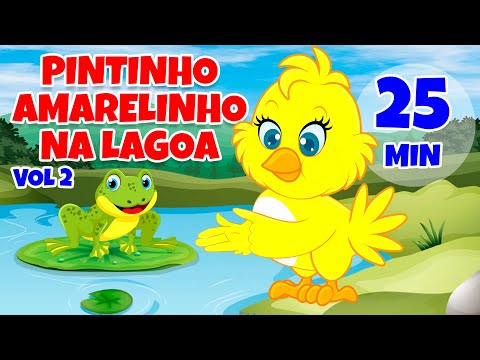 Pintinho Amarelinho na Lagoa vol 2 - Giramille 25 min | Desenho Animado Musical
