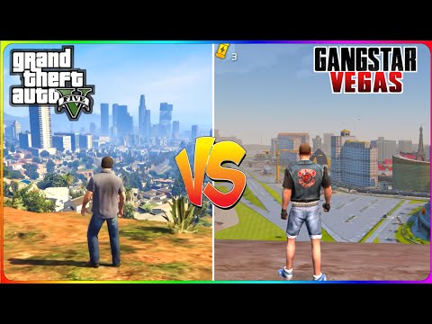 GTA 5 vs Gangster Vegas ( Full SBS Comparison )