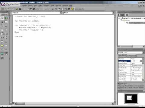 Visual Basic (VB) Tutorial - 3.2 - For Loops [TutorialGenius.com]