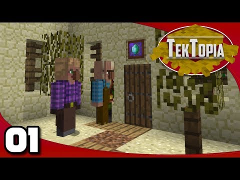 Welsknight Plays TekTopia - Ep. 1: Getting Started! | Minecraft Modded Survival