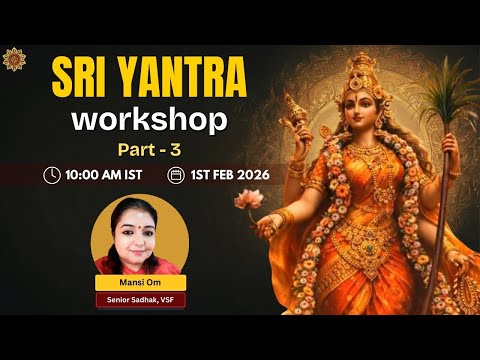 🔴 LIVE: Part 3 – Sri Yantra Workshop with Mansi Om | Awaken the Divine Blueprint Within You