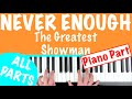 How to play NEVER ENOUGH - The Greatest Showman (Loren Allred) Piano Chords Tutorial