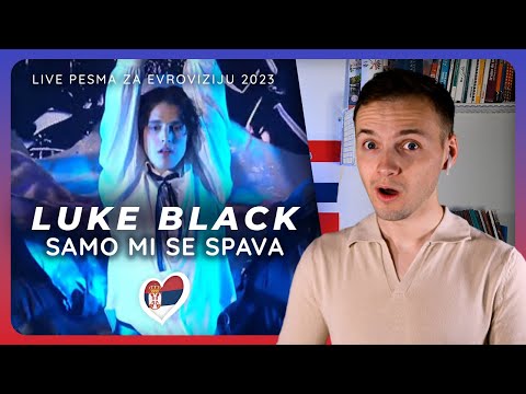 HELLO? Samo Mi Se Spava by Luke Black LIVE Semi Final 1 | Pesma za Evroviziju 23 Serbia Eurovision