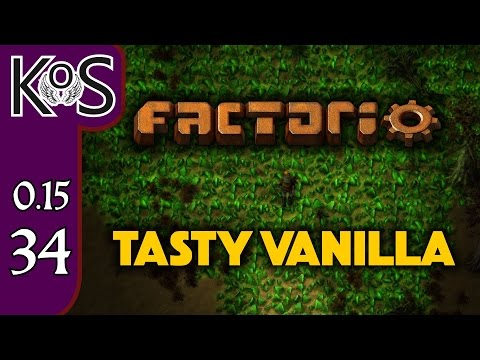 Factorio 0.15 Tasty Vanilla Ep 34: MORE IRON! - Let's Play, Gameplay