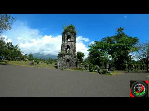 Cagsawa Ruin // Legazpi Albay,  Bicol Philippines // Working Travel from Manila to Bicol
