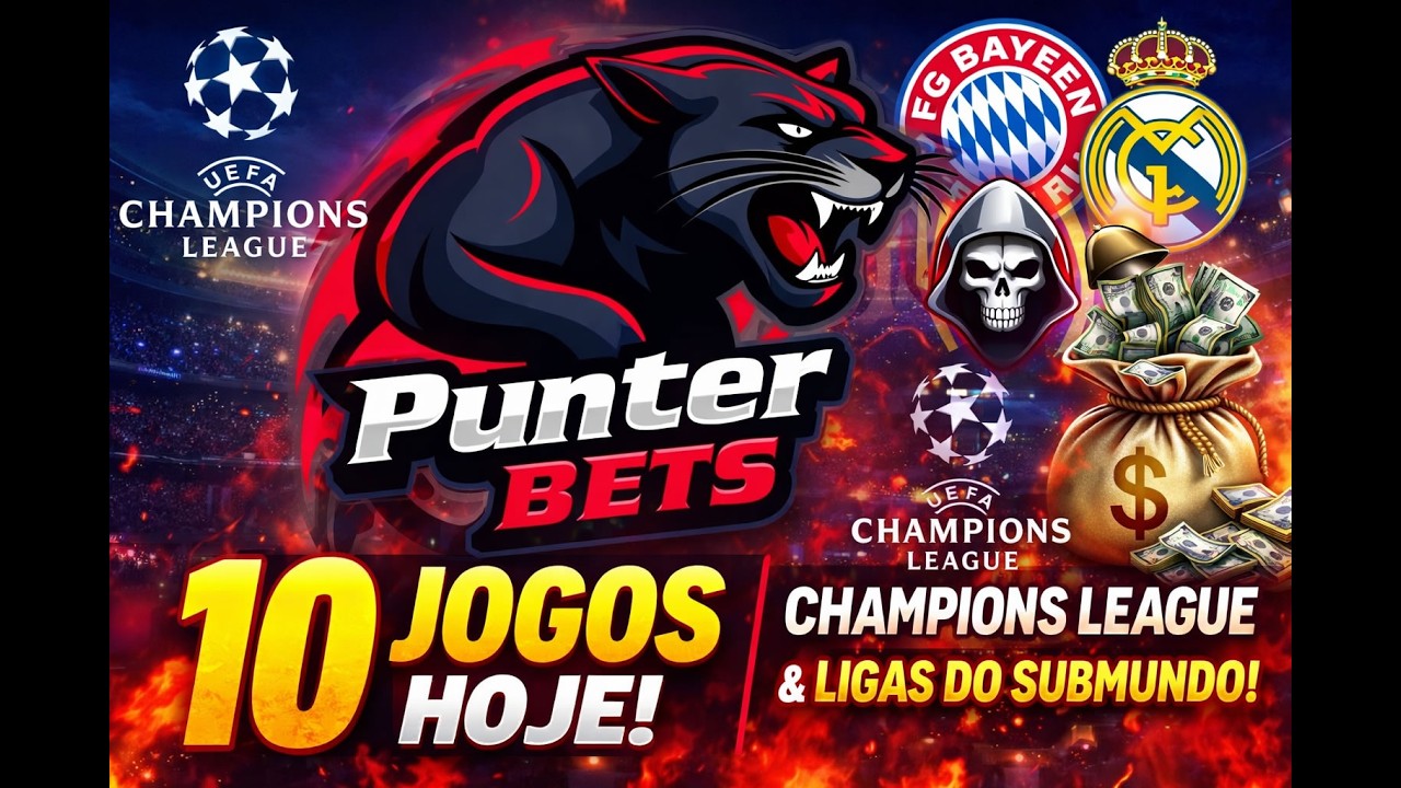10 JOGOS HOJE! 🔥 Champions League + Ligas do Submundo | Análise Qualificativa PESADA!