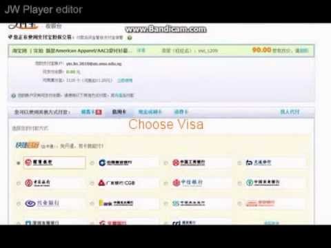 How to pay with your credit card on Taobao